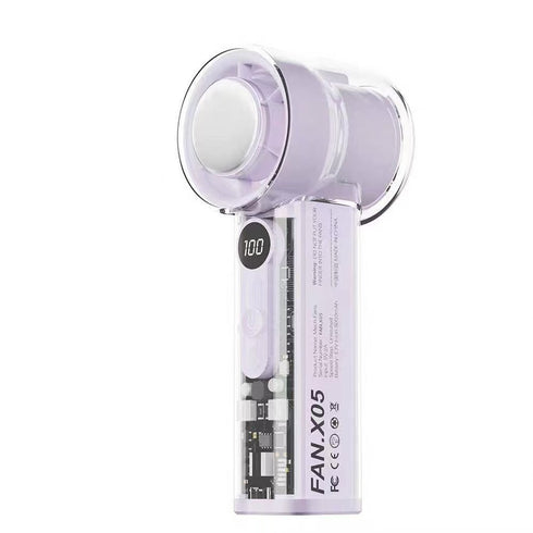 Transparent Refrigeration Handheld Small Electric Fan Mini