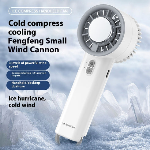 ICE Cooling Handheld Fan – Digital Display