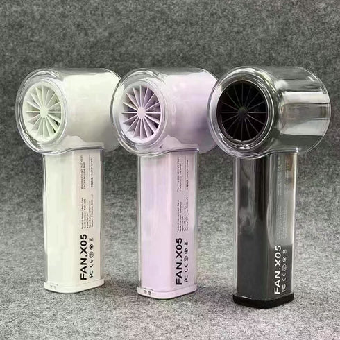 Transparent Refrigeration Handheld Small Electric Fan Mini