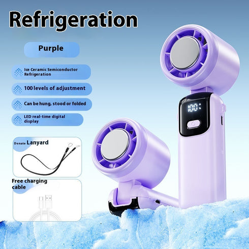 Turbo Handheld Fan – Optional ICE Cooling