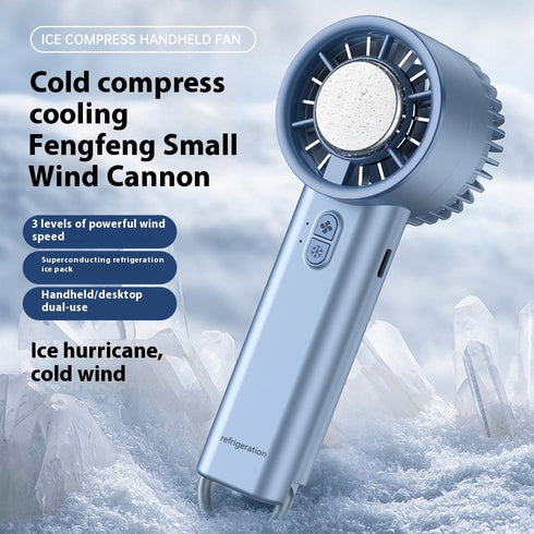 ICE Cooling Handheld Fan – Digital Display