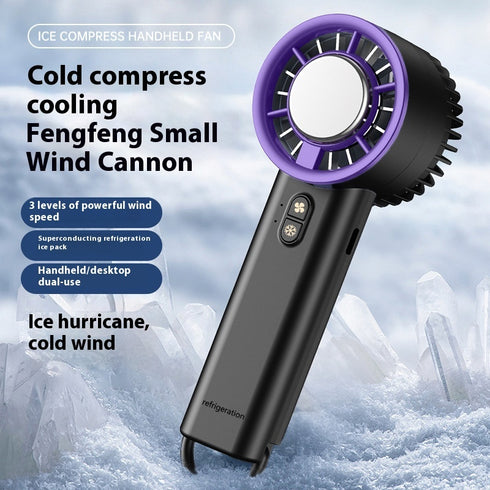 ICE Cooling Handheld Fan – Digital Display