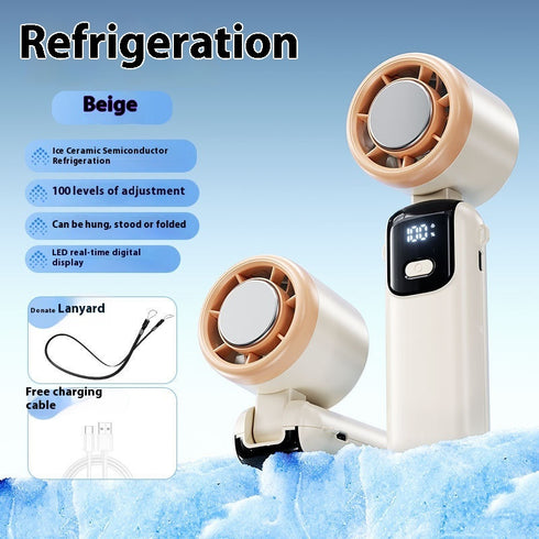 Turbo Handheld Fan – Optional ICE Cooling